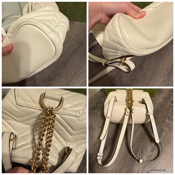 Gucci Marmont Mini Drawstring Backpack - Picture 14 of 17
